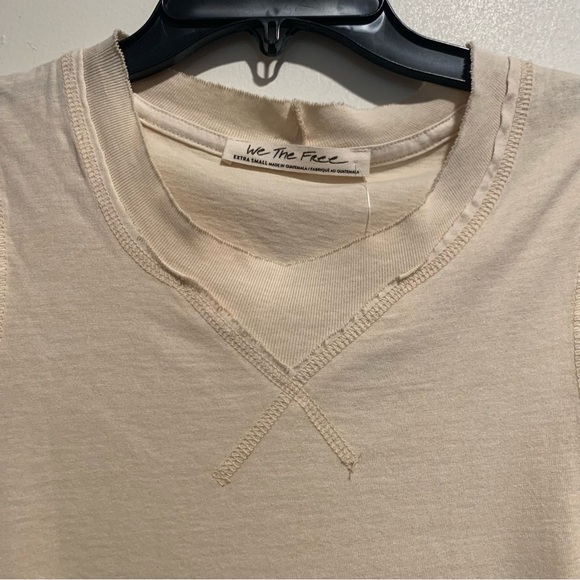 Free People We the Free Clover Puff Shoulder Top - Picture 4 of 6